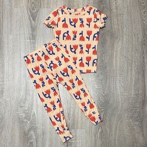 Floral Print Kids Pajama Set
